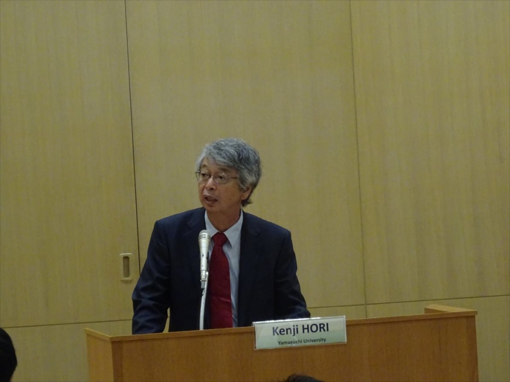 Prof. Kenji Hori, Vice President of Yamaguchi University