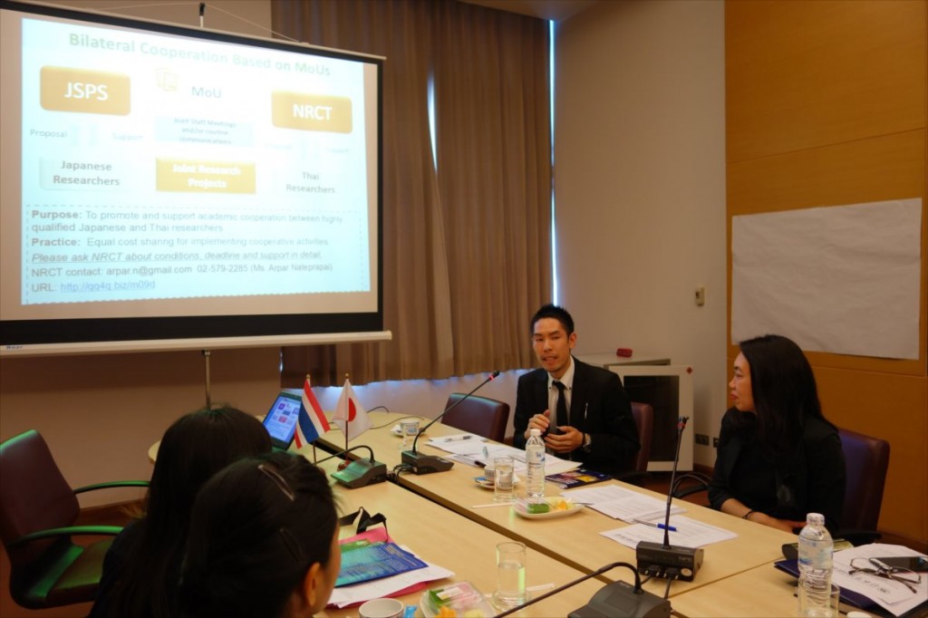 Mr. Ohta, International Program Associate of JSPS Bangkok Office