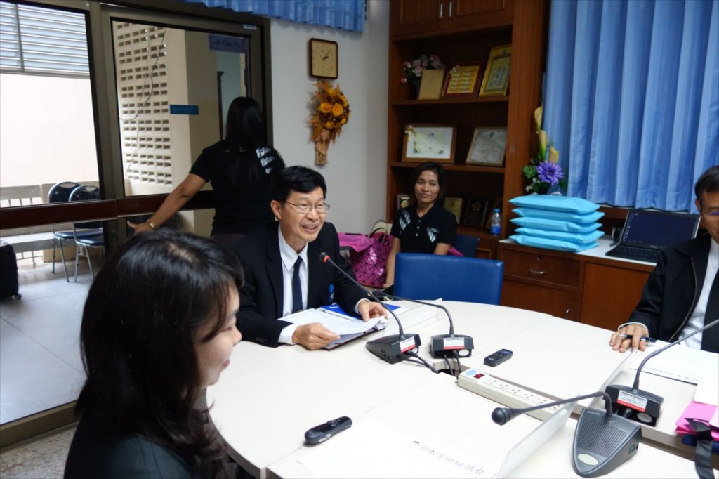 Assoc. Prof. Kasem, Vice President of Thaksin Univ.