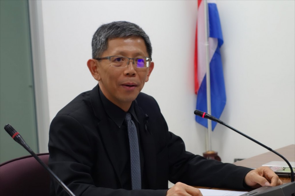 Assoc. Prof. Perapong, Vice president of PSU