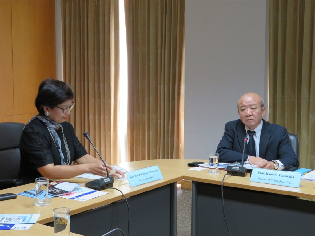 Prof. Kuniaki Yamashita, Director of JSPS Bangkok Office