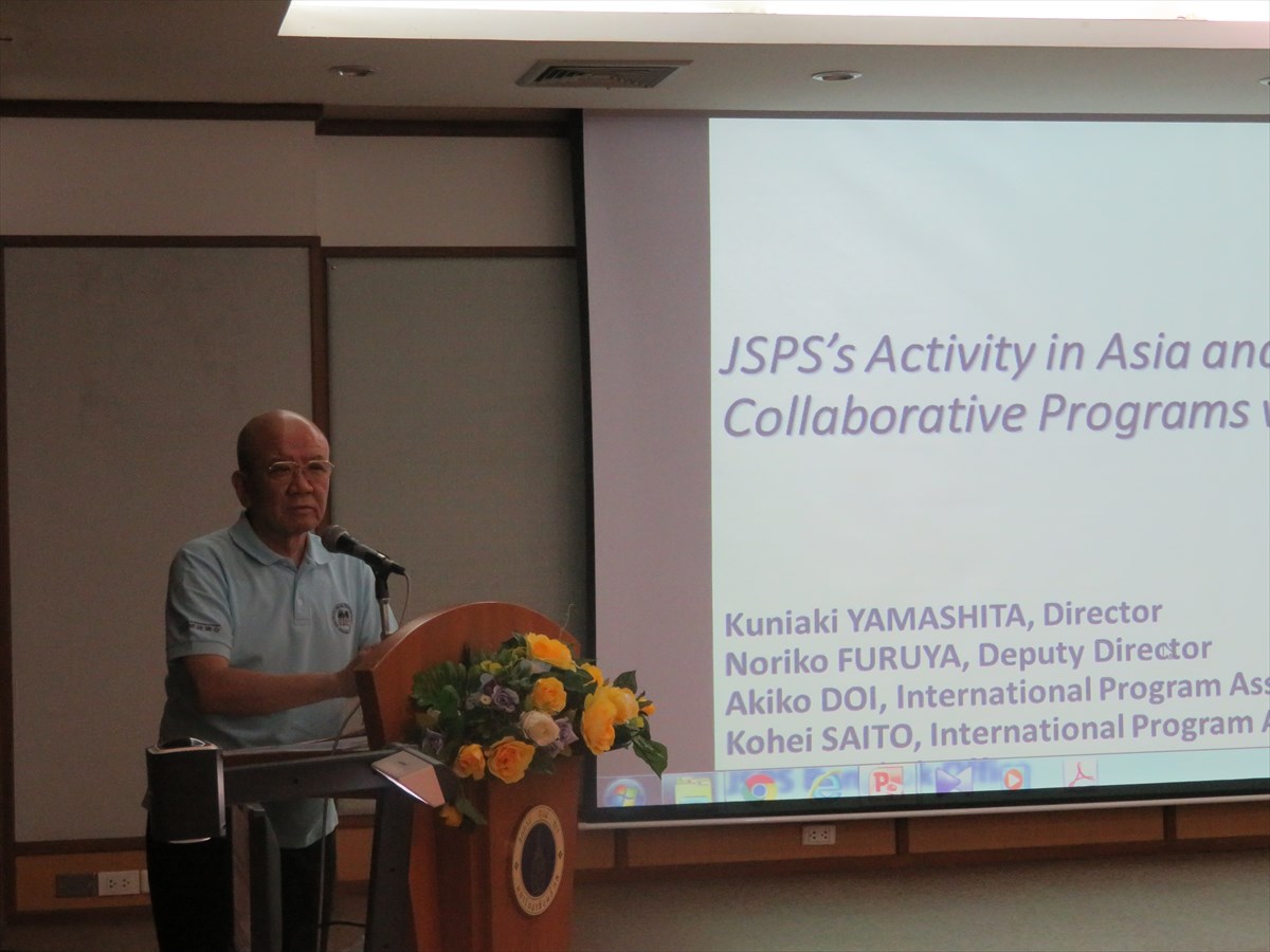 Prof. Kuniaki Yamashita, Director, JSPS Bangkok Office