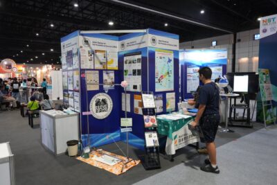 Our exhibition booth